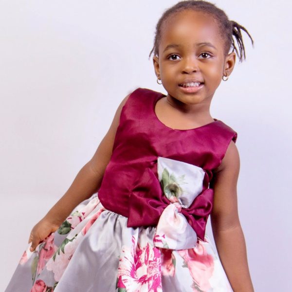 Nuwyne Kids Girl Classic Floral Casual Dress