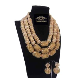 Women Gold Bead Balls Gold Accessories