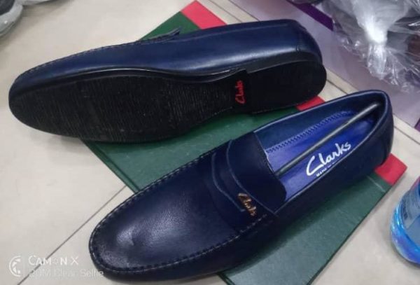 Men's Blue CLARK Designer Shoe