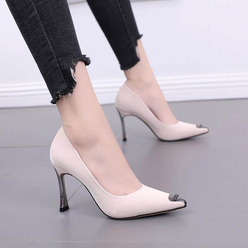 Ladies Nude Patent High Heel Shoe | CartRollers ﻿Online Marketplace  Shopping Store In Lagos Nigeria