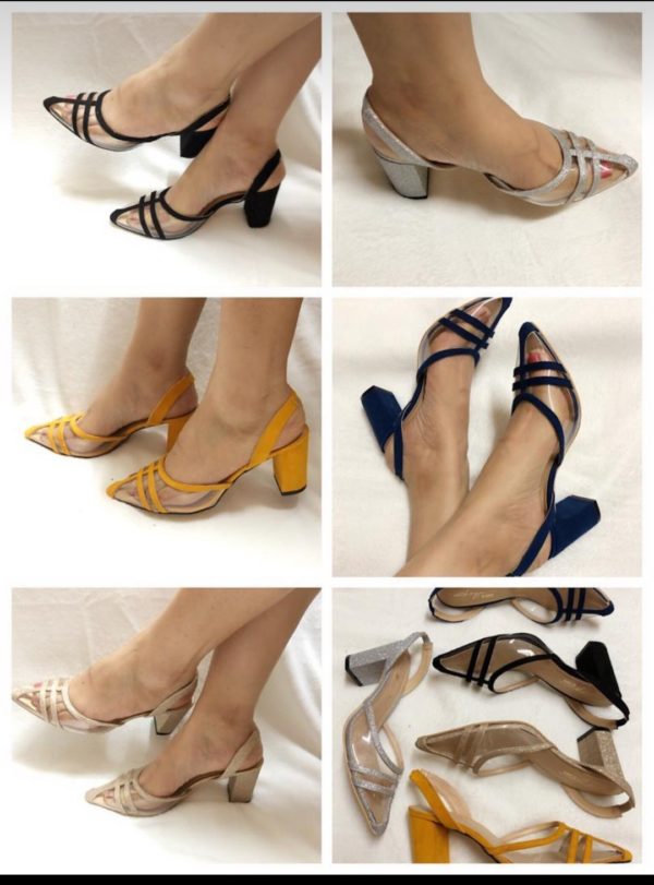 Women Transparent Shallow Toe-Tip Sandals