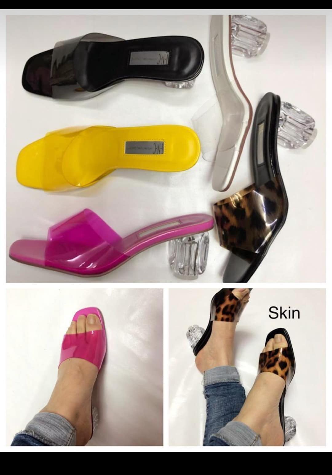 Ladies Glass Heeled Fashion Slippers For Women  CartRollers ﻿Online  Marketplace Shopping Store In Lagos Nigeria