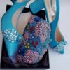 Ladies Shoe With Matching Clutch Purse