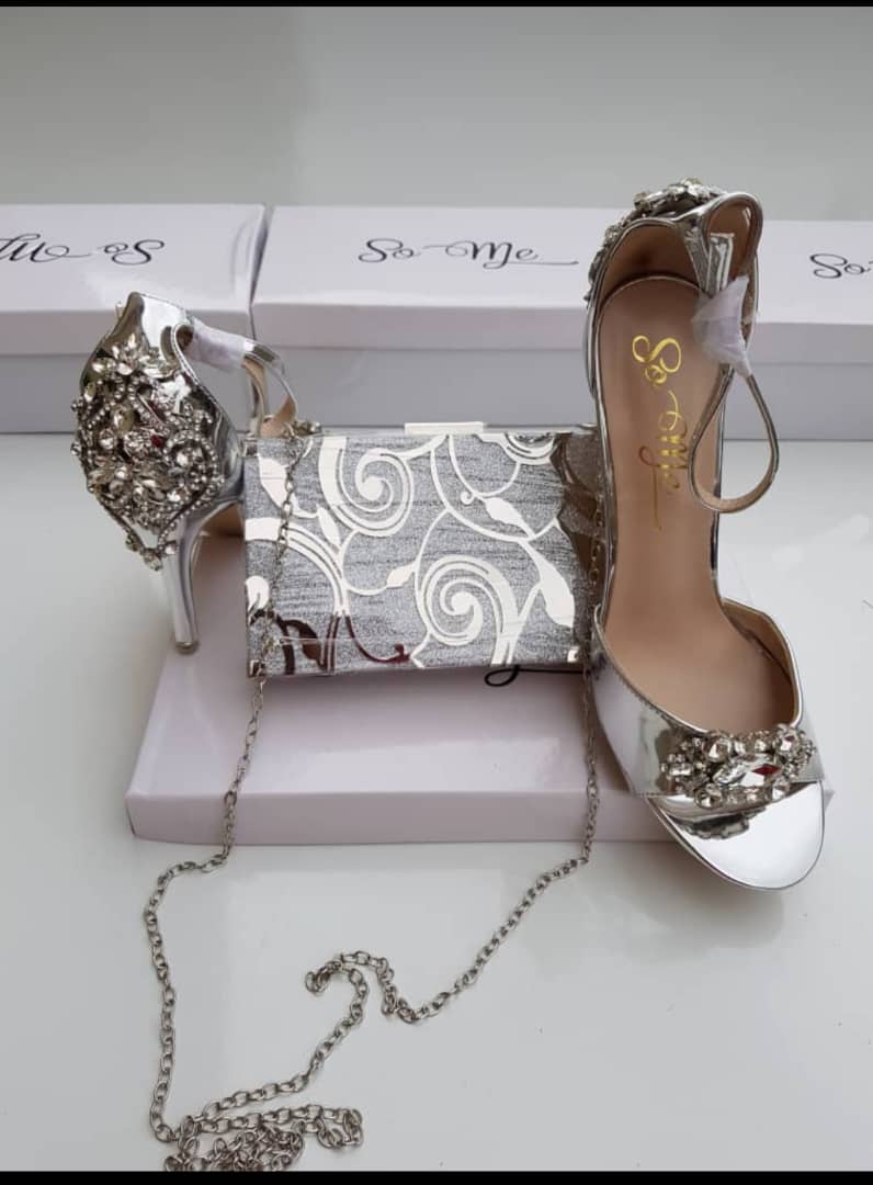 Ladies Shoe With Matching Clutch Purse | CartRollers ﻿Online Marketplace  Shopping Store In Lagos Nigeria