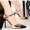 Women's High Heels Patent Corporate Sandals-Shoe