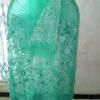 Indian George Lace Fabric - Teal Green