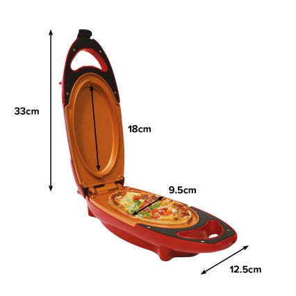 Red Copper 5 Minutes Chef Electric Cooking Plate - Non-Stick