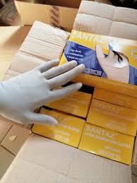 Santaz Latex Examination Hand Gloves 50 Pairs 100 Pieces