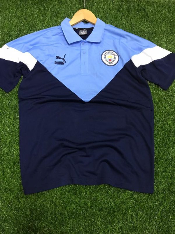 Club Crested Puma Polo T-Shirt - Manchester City