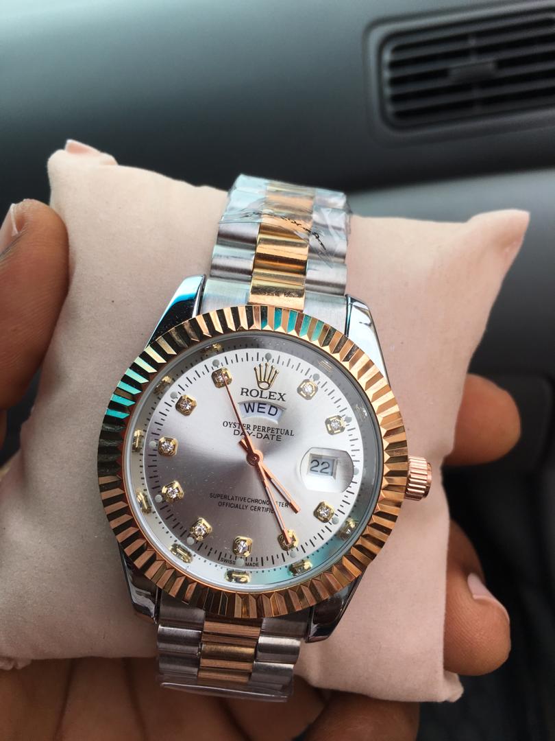 Non_faded Rolex chain watch | Cart Rollers