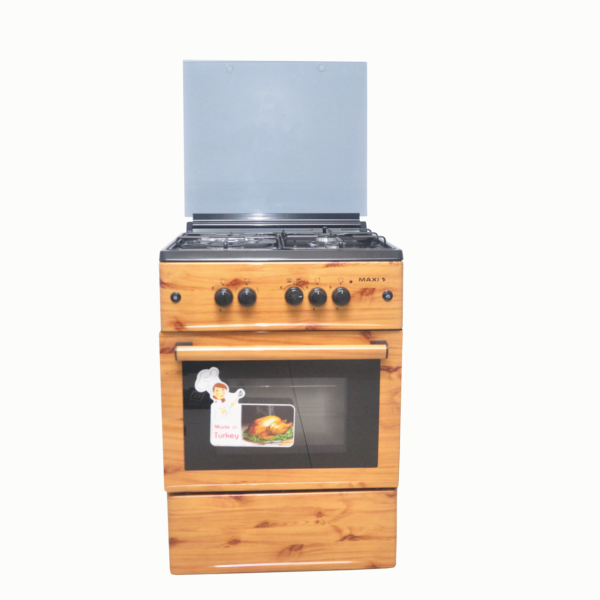 MAXI Gas Cooker 60*60 (3+1) WOOD