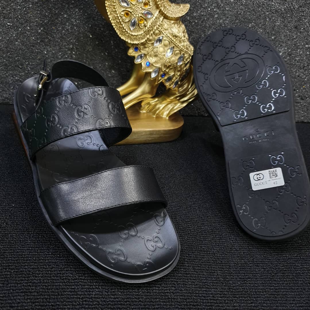 gucci double strap sandals