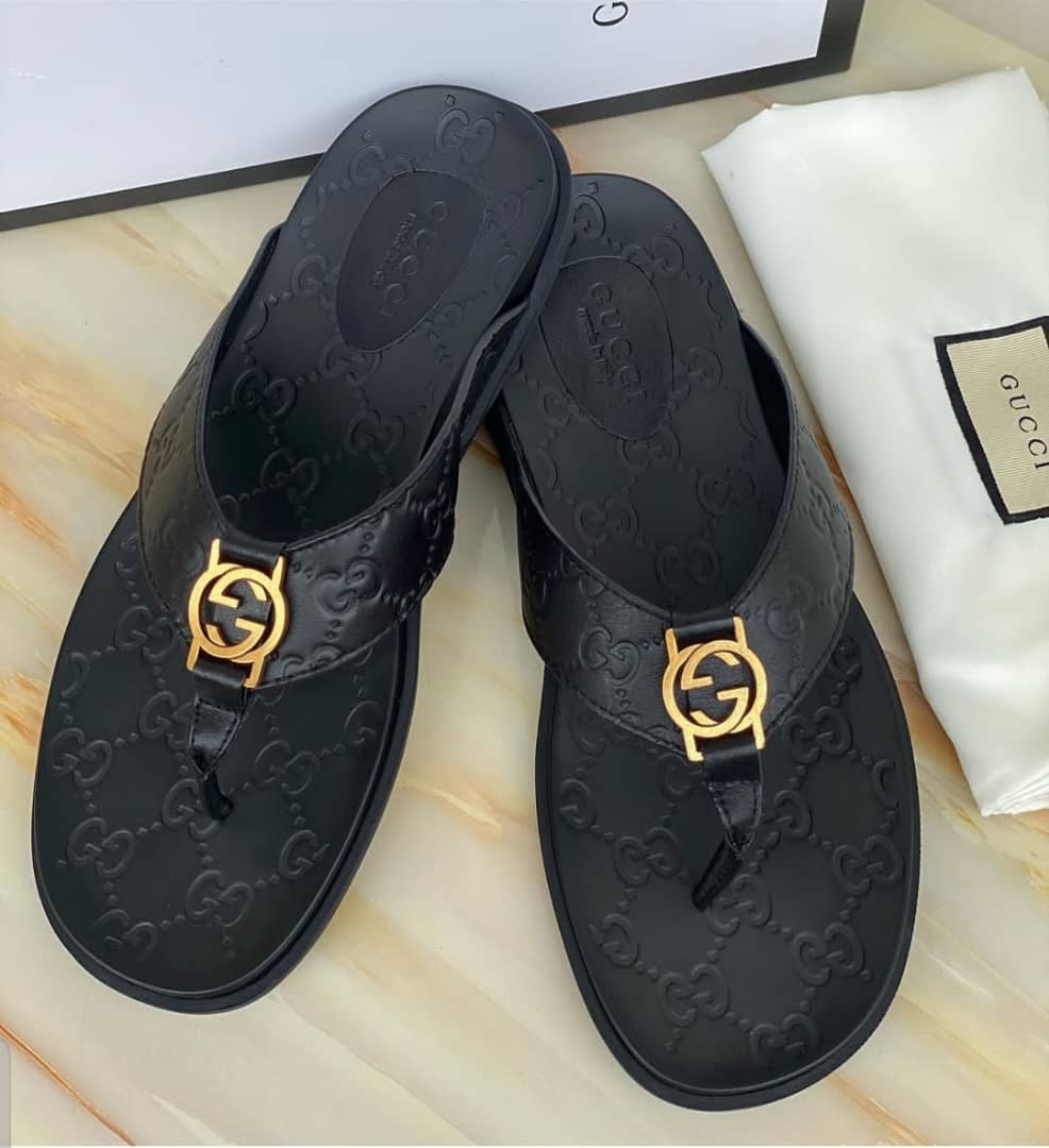 Male Luxury Palm Slippers - Azager Shopping