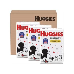 Huggies Snug & Dry Baby Diapers, Size 3