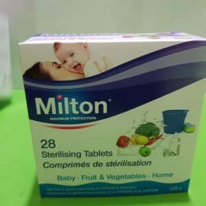 Milton Sterilizing Tablets 28 Tabs