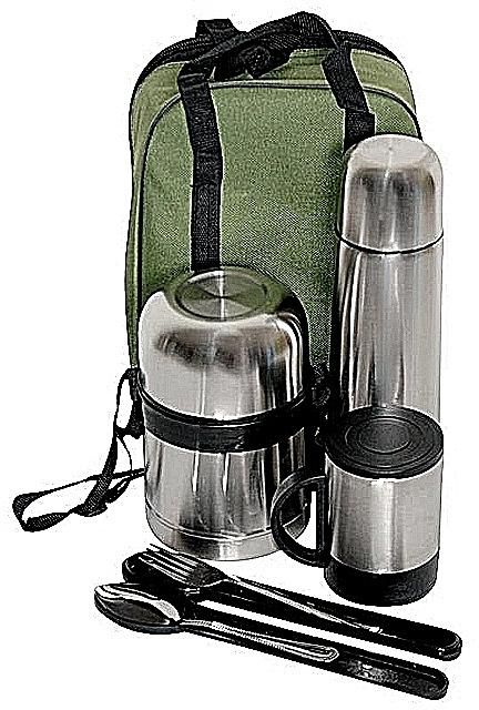 Generic Back To School Stainless Steel 5 In 1 Gift Set - With Carriage Bag