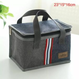 Insulated Canvas Picnic Lunch Bag - Box Hot, Warm or Cold
