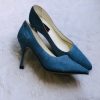 Mid Heel Jeans Pointed Shoe