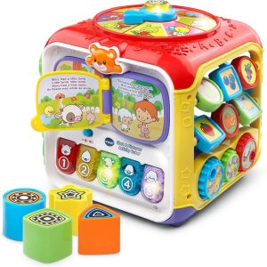 VTech Sort and Discover Activity Cube Red