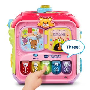 VTech Sort and Discover Activity Cube Pink