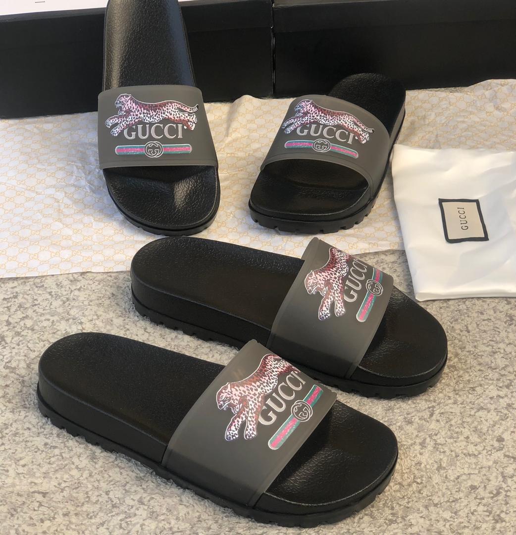 gucci latest palm slippers