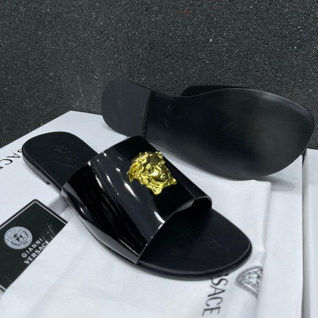 MEN'S LV LEATHER PALM SLIPPERS  CartRollers ﻿Online Marketplace Shopping  Store In Lagos Nigeria