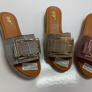 LADIES FLAT OUTING SLIPPERS