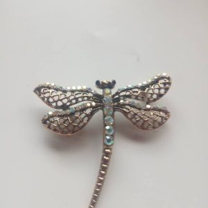 Silver Moth Broch