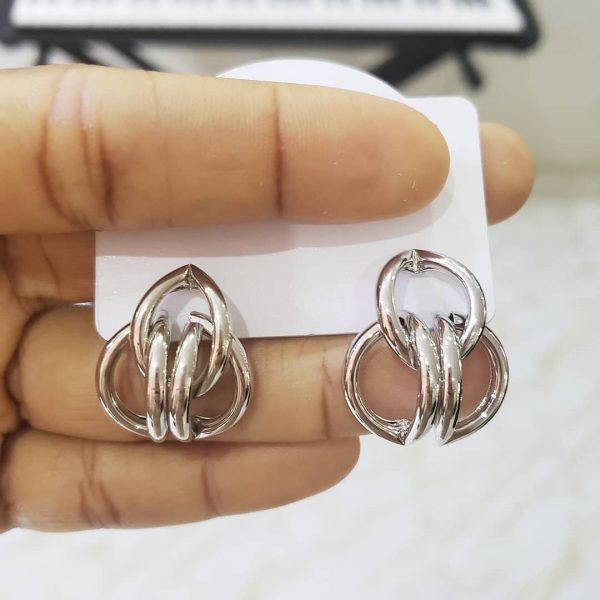 Stainless Steel Simple Earrings Set For Women Girls