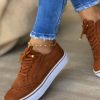 LADIES FASHION TRENDY LACED SNEAKERS