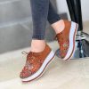 LADIES CLASSY FASHION LACED SNEAKERS