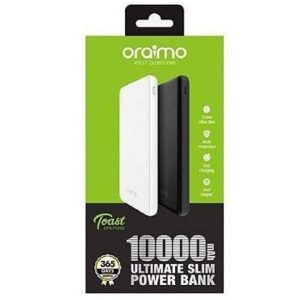 ORAIMO POWER BANK ULTRA SLIM BLACK -10000mah