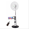 Purch 18″ Rechargeable Stand Fan With Remote Control + USB Port