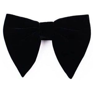 Bold Ready Made Strap/Buckle Velvet Bow Tie & Pocket Squares