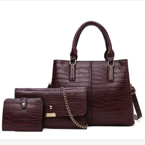 3 PCS Leather Female Shoulder Bags/Women Hand Bag/Messenger Bag/Smaller Bags