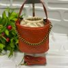 Ladies Fashion Bag With Knitted Pouch