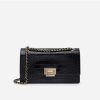Mini Fashion High Quality Leather Ladies Handbag-Black