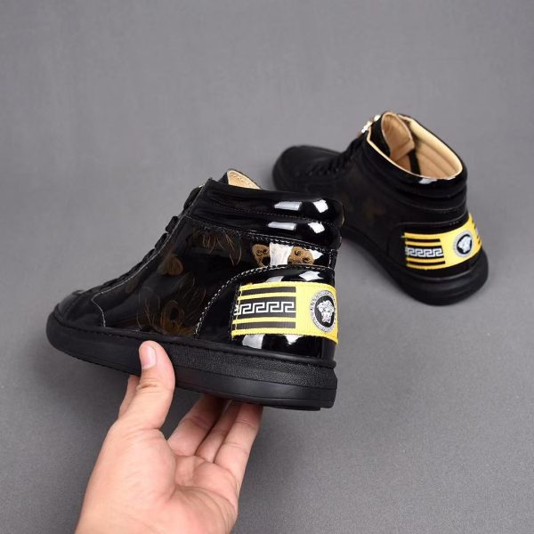 DESIGNER High-Top Quality Fashion Sneakers For Men-Black