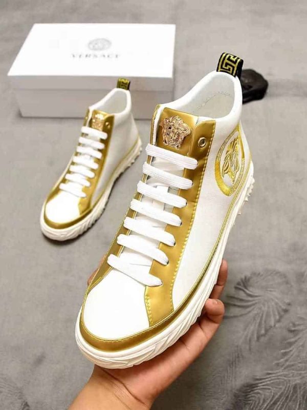 High-Top DESIGNERS Fashion Quality Sneakers For Men-White
