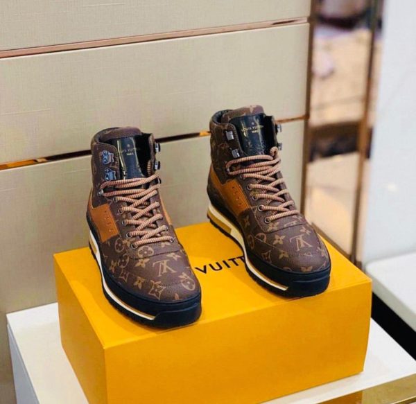LV Ankle HighTop Fashion Boot Sneakers For Men