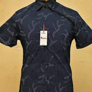 Men's Short Sleeve Formal Vintage Collar Shirt