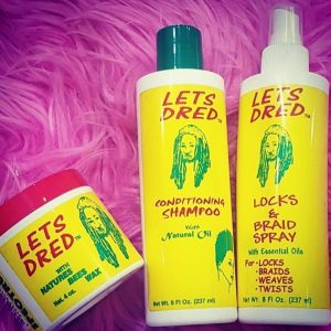 Lets Dred Bees Wax, Conditioning Shampoo and Locks & Braid Spray