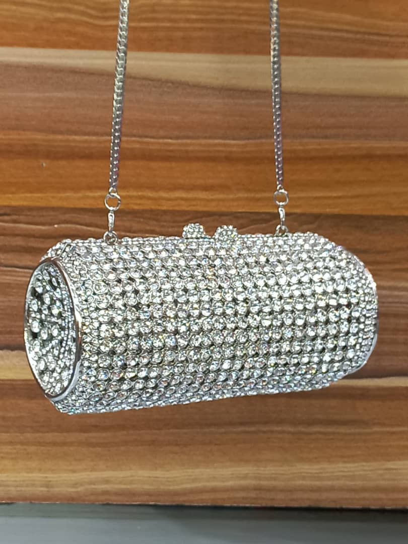 Handle Rhinestones Evening clutch Bag Purses and handbag luxury Designer  shoulder bags Shiny Crystal Clutch purse