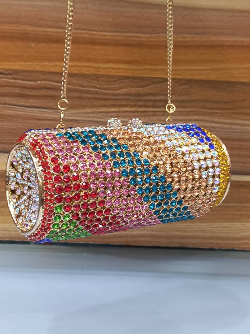 HANDBAG Bag PURSE made with Swarovski Crystal sexy Party Chain Necklace  Xmas NEW | eBay