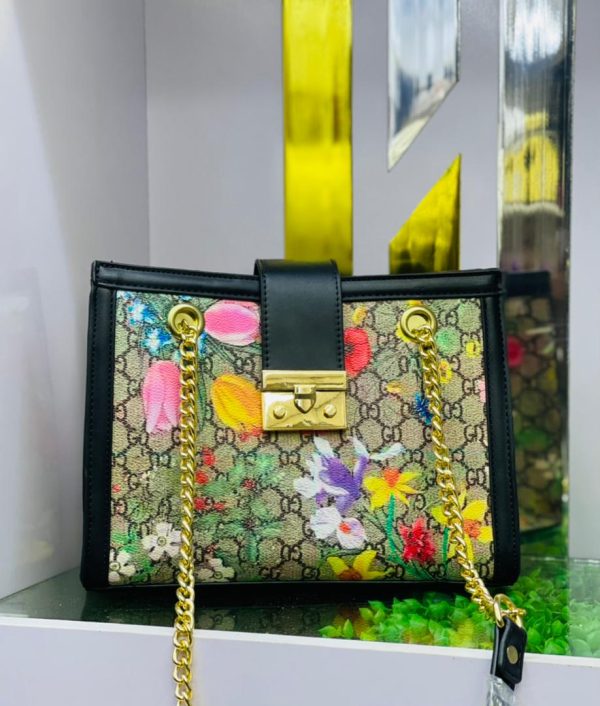 Floral Shoulder Handbag For Ladies
