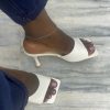 Quality Cape Robbin Female Slide Heel Slippers