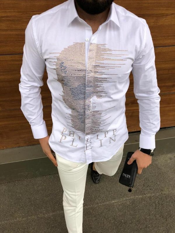 Men's Autumn Designer Fashion Casual Long Sleeve Shirt