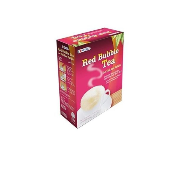 Edmark Red Bubble Tea - Instant Tea Powder Mix With Red Yeast Rice