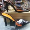 Classy Ladies Transparent Closed Toe Designer High Heel Sandals