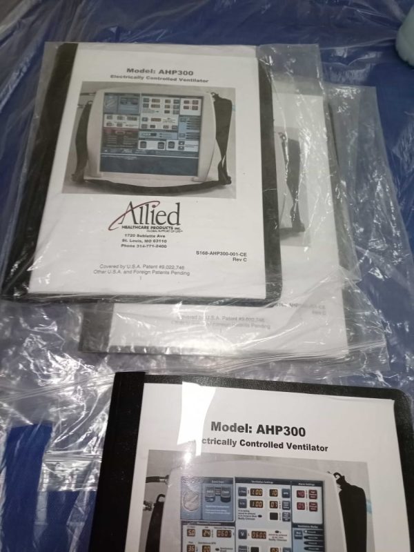Allied Healthcare AHP300 Electrically Controlled Transport Ventilator